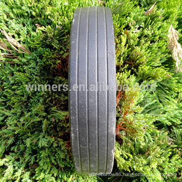 10 inch semi-pneumatic plastic rubber wheel